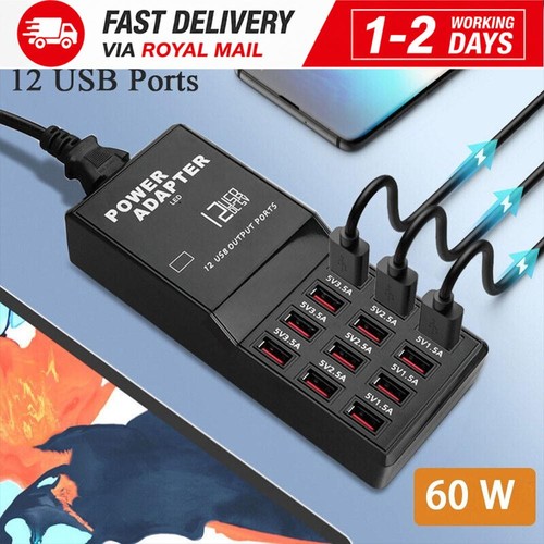 60w multi port usb charger - multi,