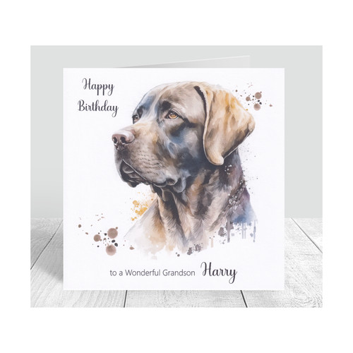 Personalised birthday card - personalised,