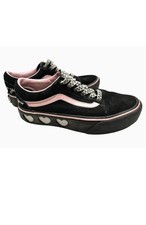 VANS x Lazy Oaf Bad for You Limited Edition Black and Pink Size UK 4.5