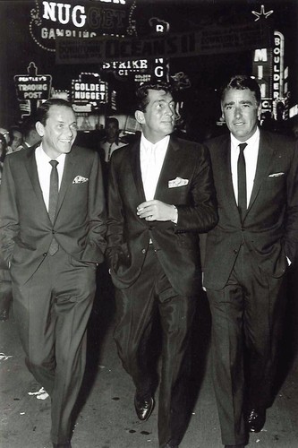 Rat pack vegas black and - in,