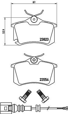 066 brembo brake pad - p,