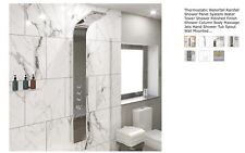SHOWER PANEL - Modern Designer Thermostatic Rainfall Shower Panel