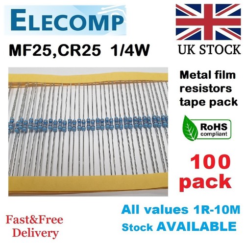 Mf25 resistors all - resistors,