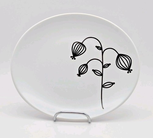 Vintage ikea black poppies - vintage,