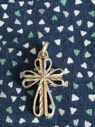 Vintage gold tone cross - vintage,