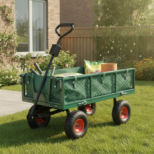 Heavy duty garden trolley - duty,