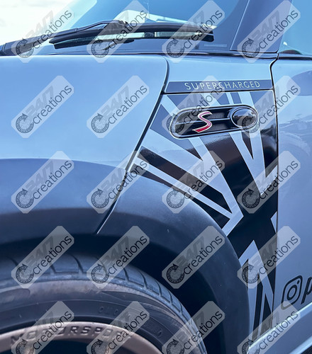 Mini cooper union jack - union, wing