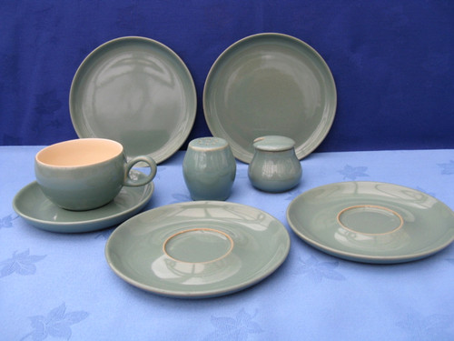Denby manor green set - set, various