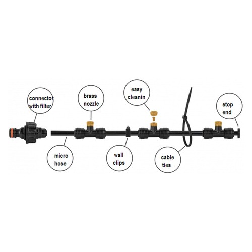 Patio mist kit cooling misting - mist,