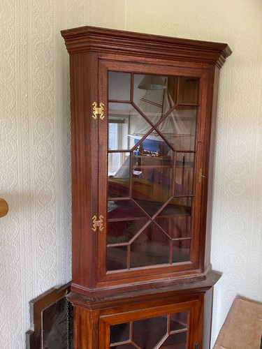 Solid mahogany vintage corner - solid,