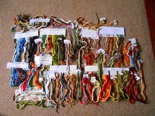 Job lot, DMC Anchor embroidery threads silks sewing. Many colours  and shades.