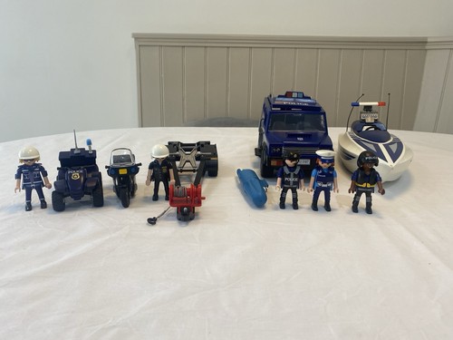 Playmobil police truck with - truck,