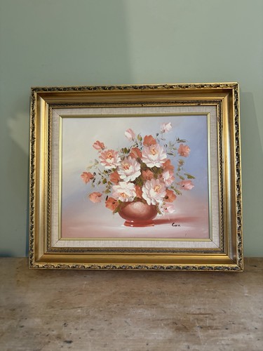 Vintage pink floral - floral, roses