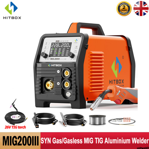 200amp aluminium 7in1 - aluminium, mig