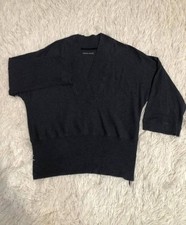 Marc Cain Grey V-Neck Krit Top
