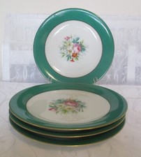 4 X Antique Hand Painted