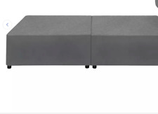 Double Quality Grey Divan Bed