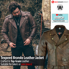 Leather brando motorbike - leather,