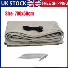 CARAVAN AWNING DRAUGHT SKIRT 7m Length X 50cm Deep Motorhome Draft Campervan