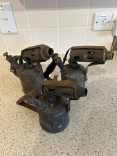 3 old / vintage blow lamps for