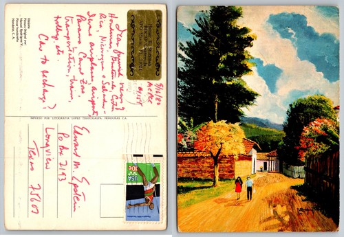 Vintage ojojona honduras art - ojojona,
