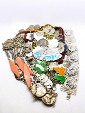 Collection 11 x Gold and Silver Tone Tourist Jewellery Egyptian Revival