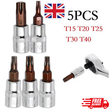 5PCS 1/4 inch Drive Torx T30