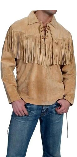 Men western cowboy suede - men's,