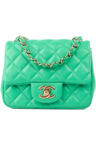 Chanel green 2019 classic - chanel,