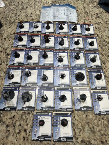 Star wars miniatures - miniatures, wotc