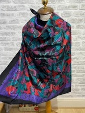 Thai silk hand rolled scarf