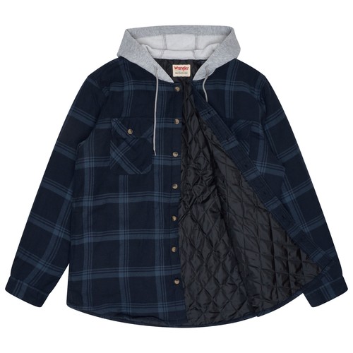 New mens wrangler - new, hooded