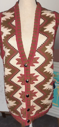 Vtg aztec southwestern cotton - aztec,