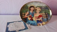 Bradex Plate : Sisters Share Sweet Memories by Chantal Poulin : Cottagecore