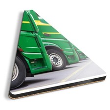 1x Triangle Coaster - Green