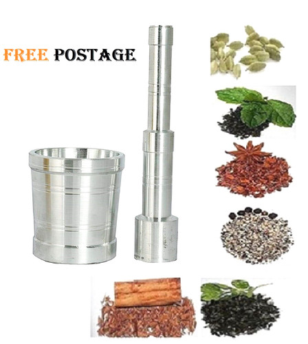 Pestle mortar spice - &,