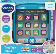 VTech Tiny Tech Tablet, Educational Toy, Light Up Buttons Ages 9 12 18 24 Months