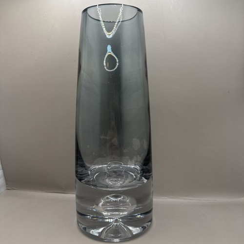 Vtg vase glass scandinavian - vtg,