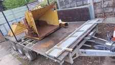 wood chipper on trailer (Gravely and Ifor Williams)