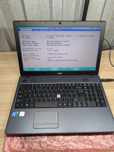 Acer travelmate 5744 intel - acer,