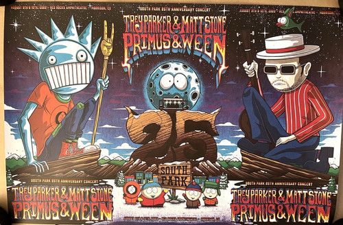 South park red rocks - south, triptych