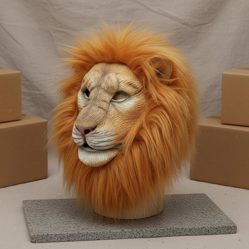 Lion head mask funny - mask,