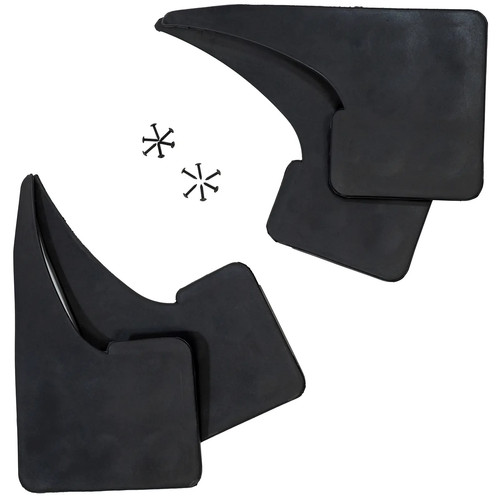 Universal car mudflaps piece - mudflaps,