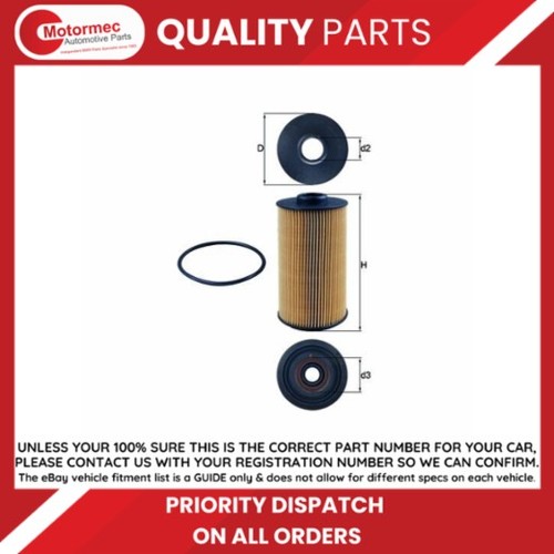 Mahle knecht oil filter - mahle/knecht, for