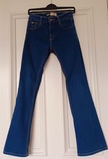Superdry Zadie Women's Blue Flare Leg Denim Jeans Size 8 W26 L30