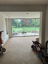 Used Solid Walnut Parquet Flooring