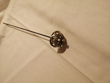 Victorian White Metal Hat Pin Sword LikeHat Pin.