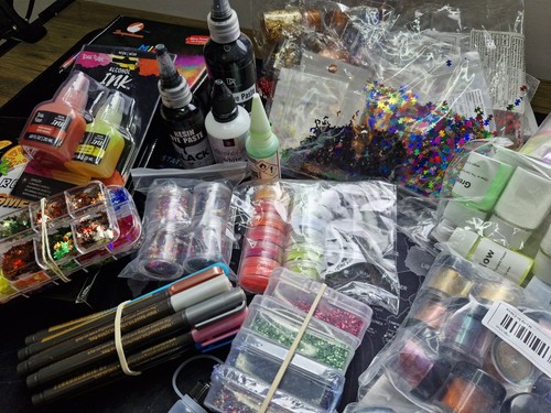 Resin art supplies mica - resin,