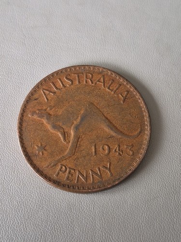 Australia one penny coin 1943 - australia,