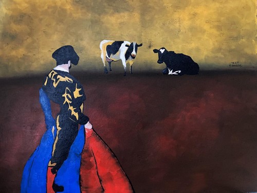 Large naive oil - naive,
